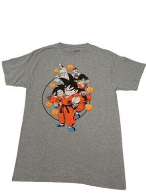 Dragonball T Shirt Color Gray Men's Size Medium Excellent as pictured